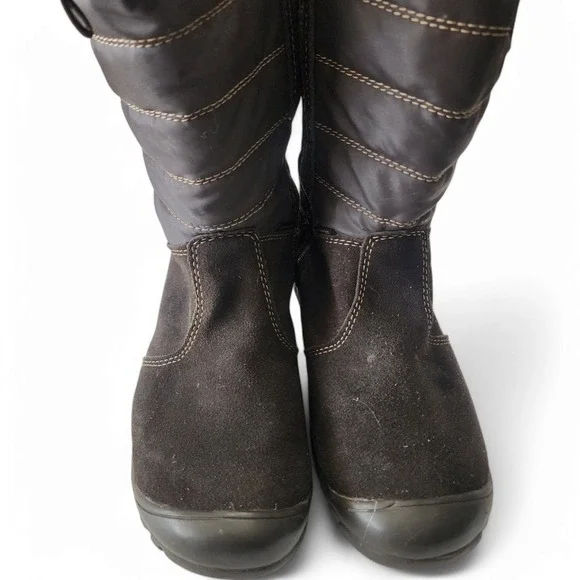 Sporto Ellie Waterproof Winter Boots Suede‎ Leather with Zipper 8.5M - Picture 7 of 12